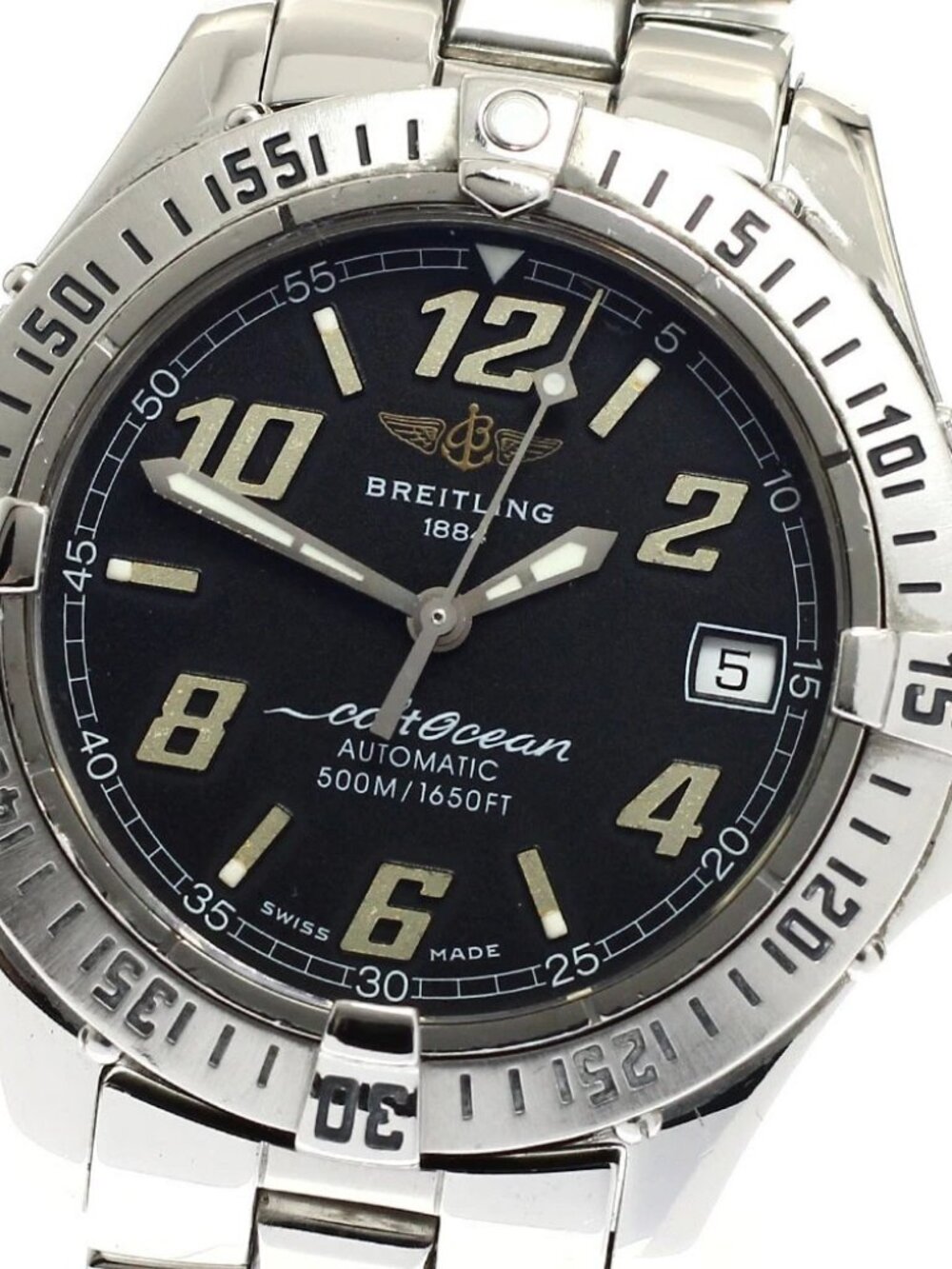 BREITLING Colt Ocean A17350 Date black Dial Automatic Men's Watch